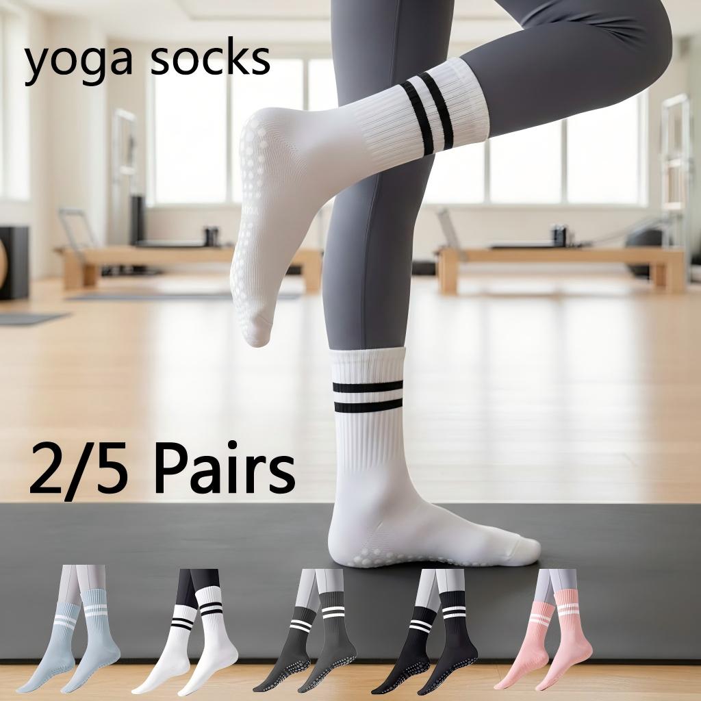 女性用ノンスリップヨガソックス、グリップ付きピラティスソック - Pilate Yoga Workout のレビューと価格
