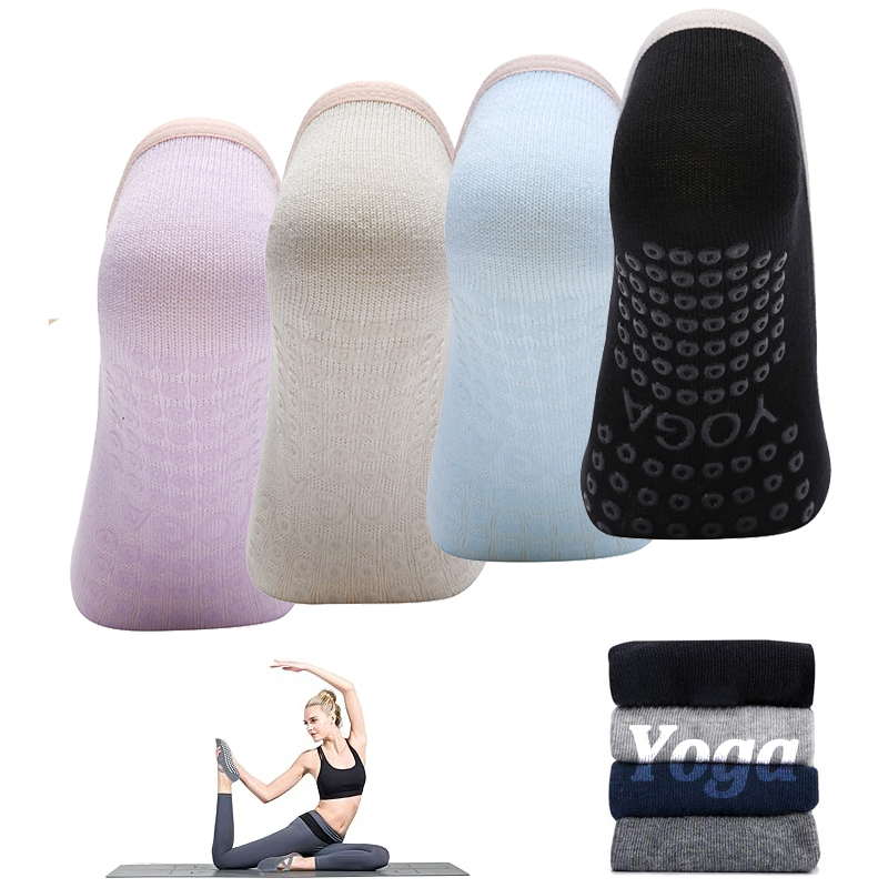 レディースノンスリップピラティスソックス女性レース包帯ヨガソ - Medias Para Pilates Y Yoga のレビューと価格