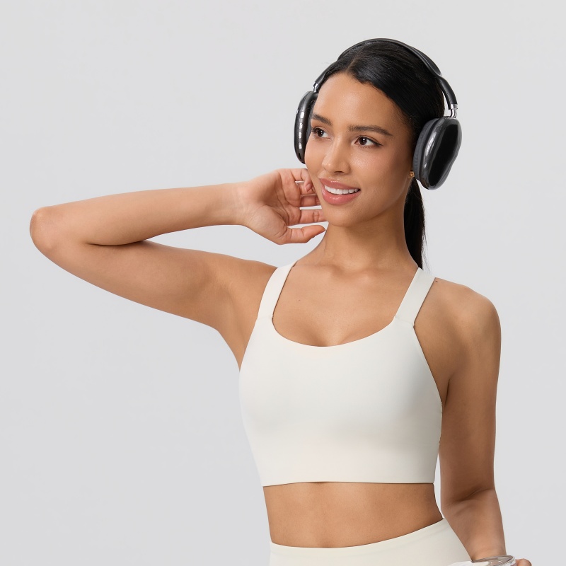 無地のクロスバックスポーツブラ、速乾性・衝撃吸収性に優れたピ - Pilates Yoga One のレビューと価格